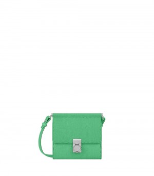 Carteras Polene Numéro Sept Crossbody Verdes | MEXICO TRWSVL