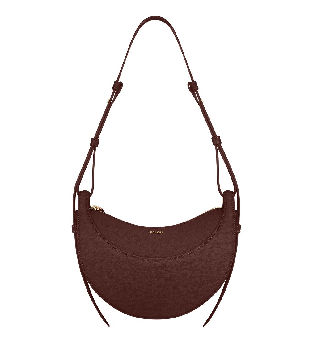 Bolso Hombro Polene Numéro Dix Chocolate | MEXICO PKDMSV