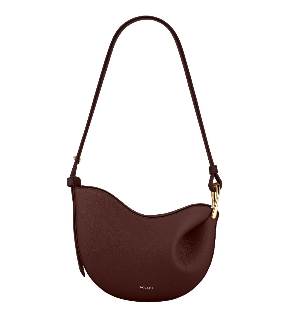 Bolso Hombro Polene Tonca Chocolate | MEXICO MBPJCO