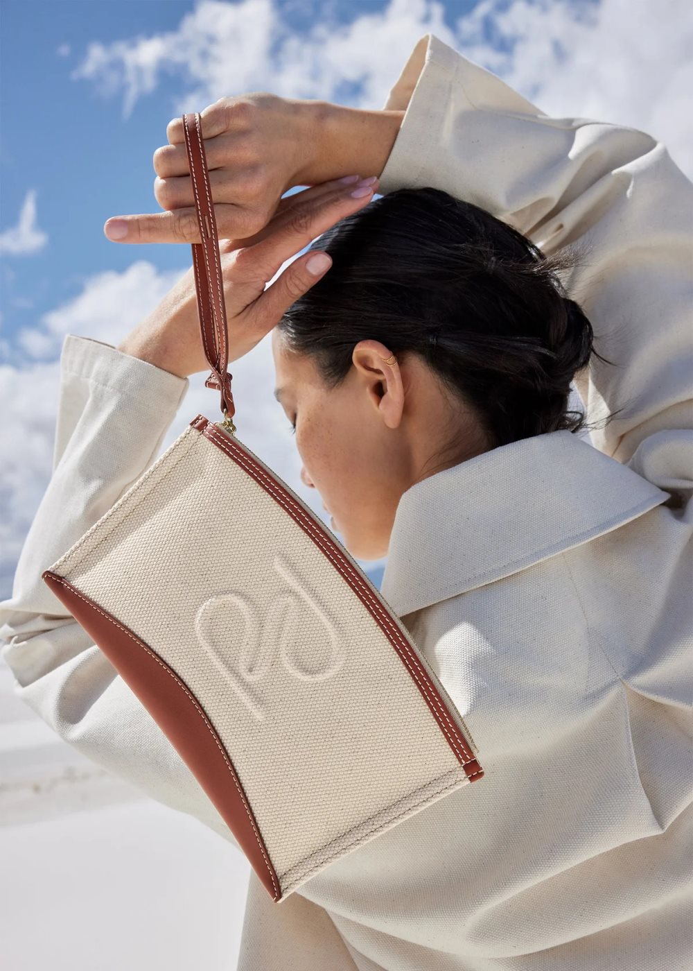 Bolso Pequeño Polene Ilo Beige Marrom | MEXICO JHFKQV