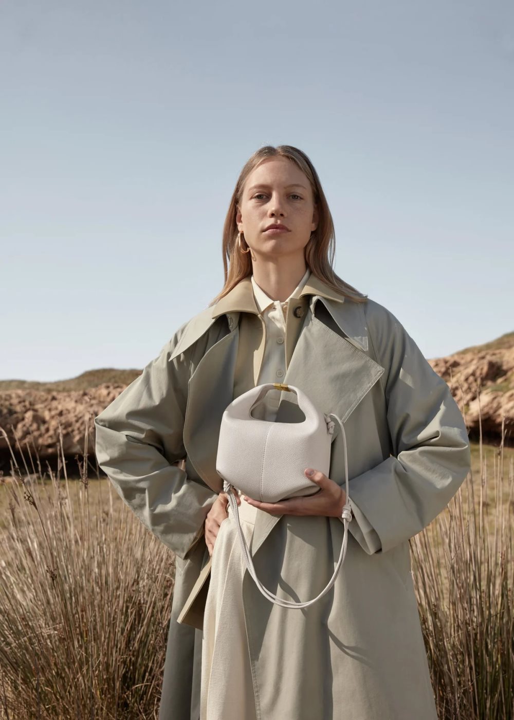 Bolso de Mano Polene Béri Blancos | MEXICO JRLVFK