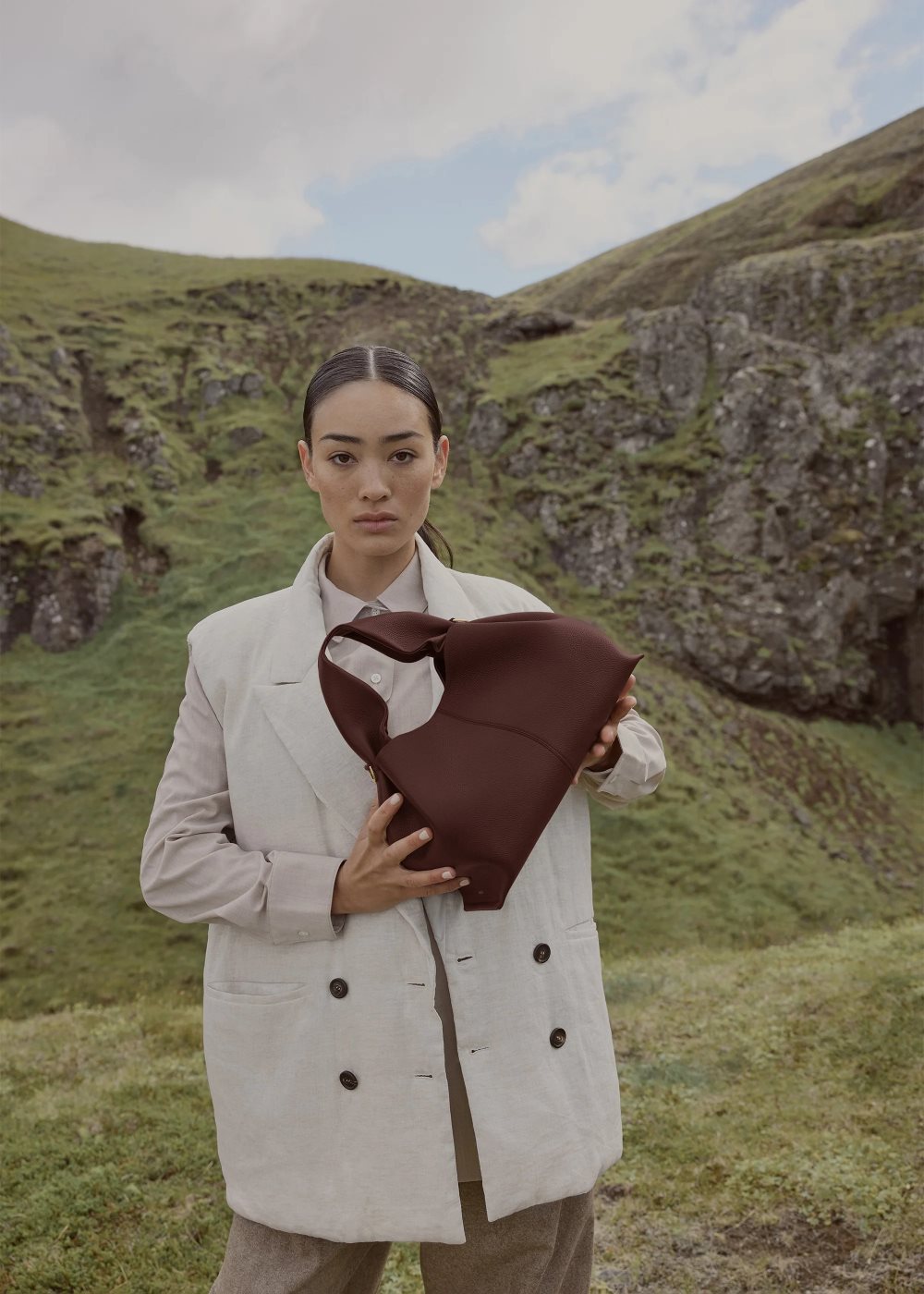 Bolso de Mano Polene Numéro Neuf Chocolate | MEXICO LYGTCI