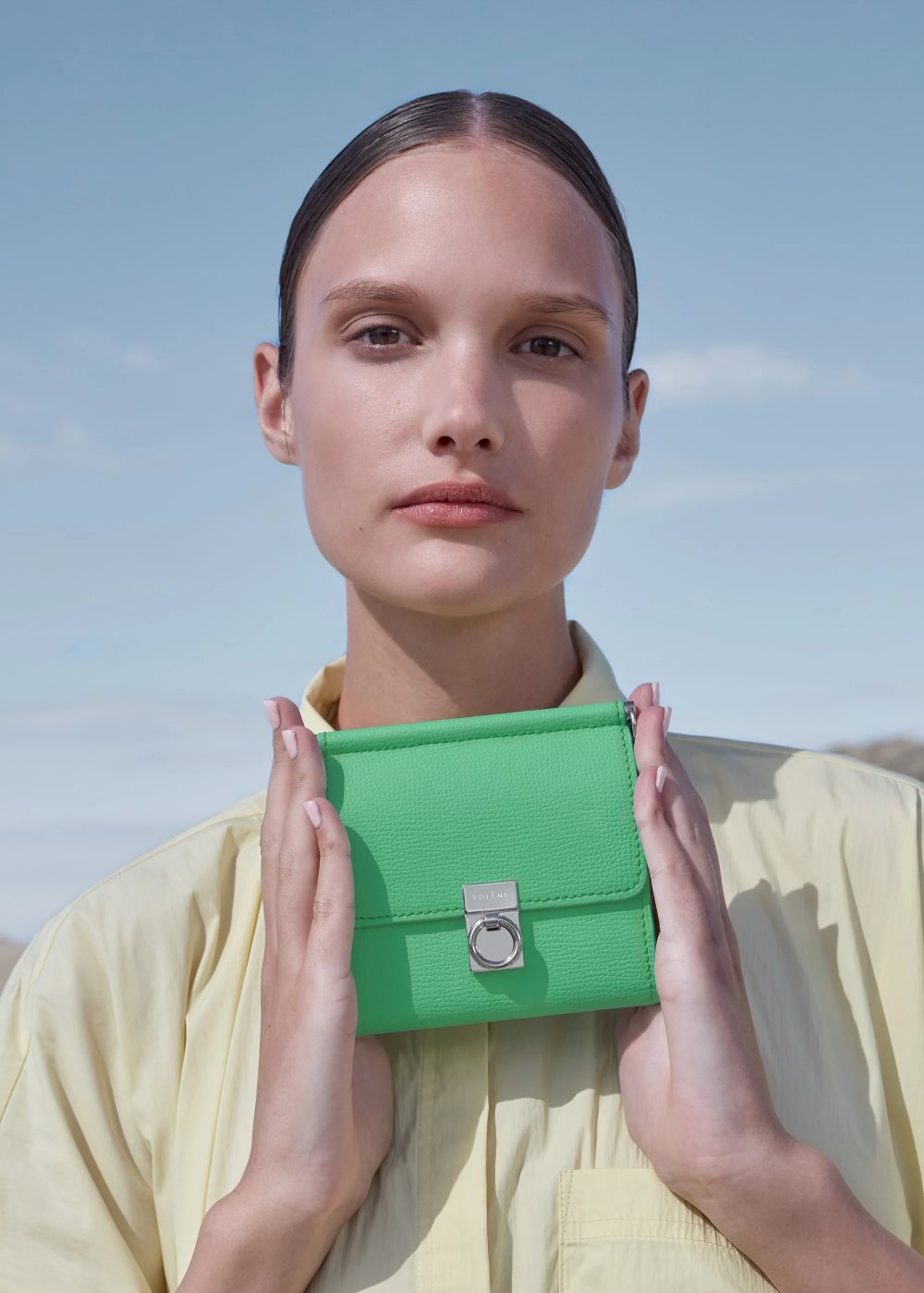 Carteras Polene Numéro Sept Crossbody Verdes | MEXICO TRWSVL